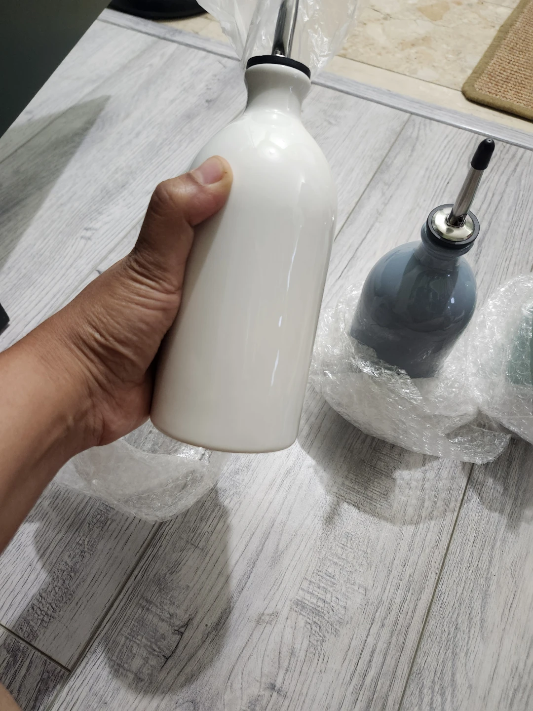 Set of 3 Ceramic Oil Bottles for -$15 - photo 2