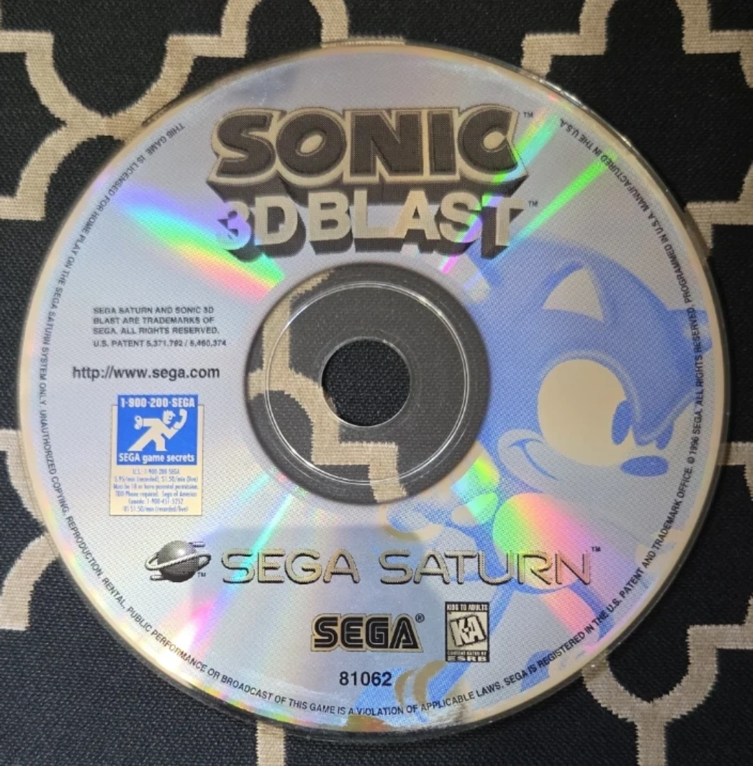 Sonic 3D Blast Sega Saturn Video Game - photo 5