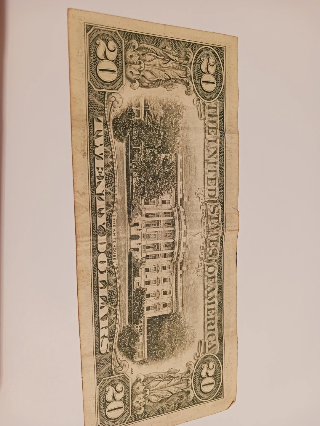 1985. US $20 Banknote series L - photo 3