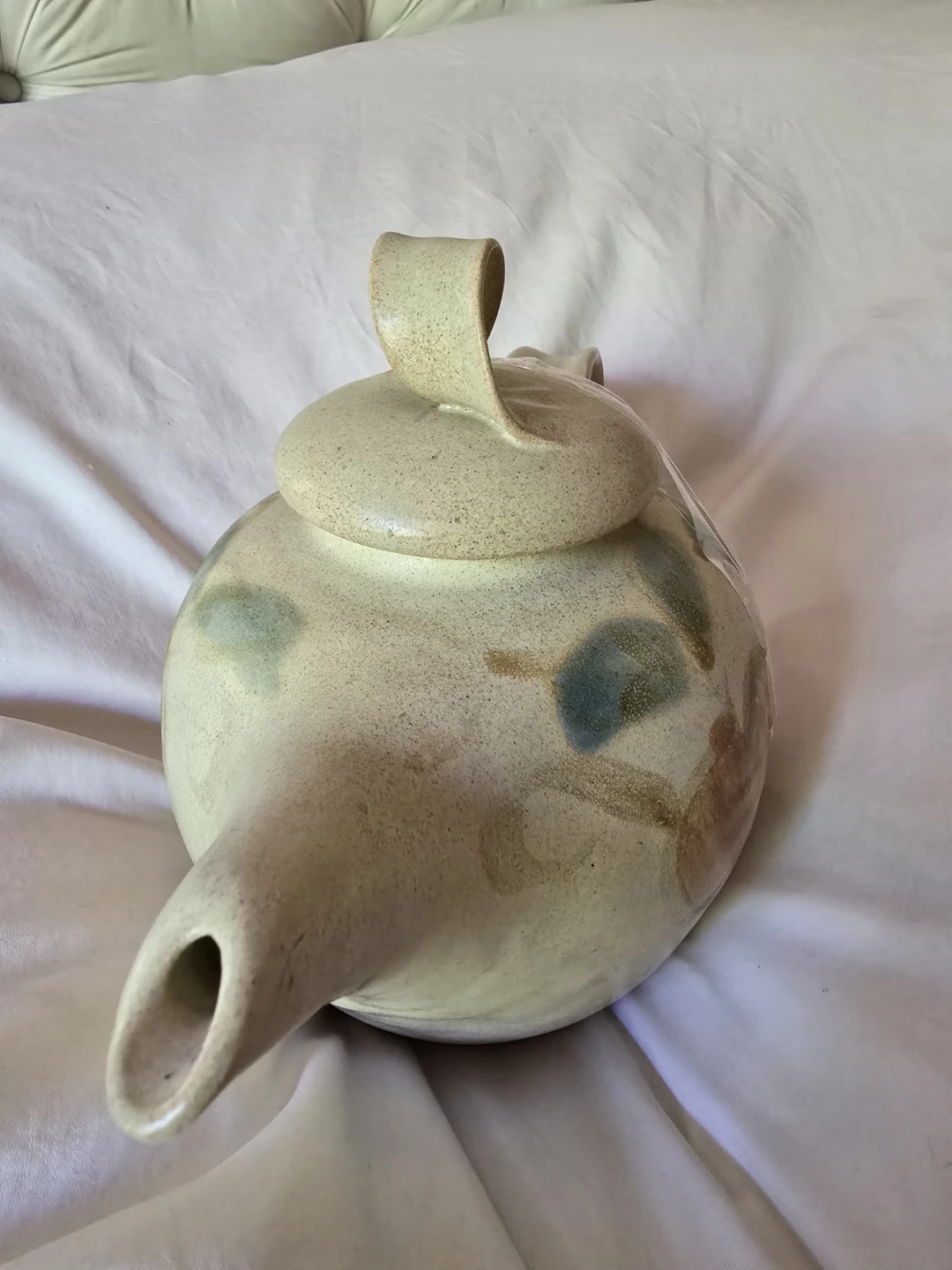 Vintage Flo Greig Artist Signed Large Teapot Pattison Apple 🍎 - photo 4