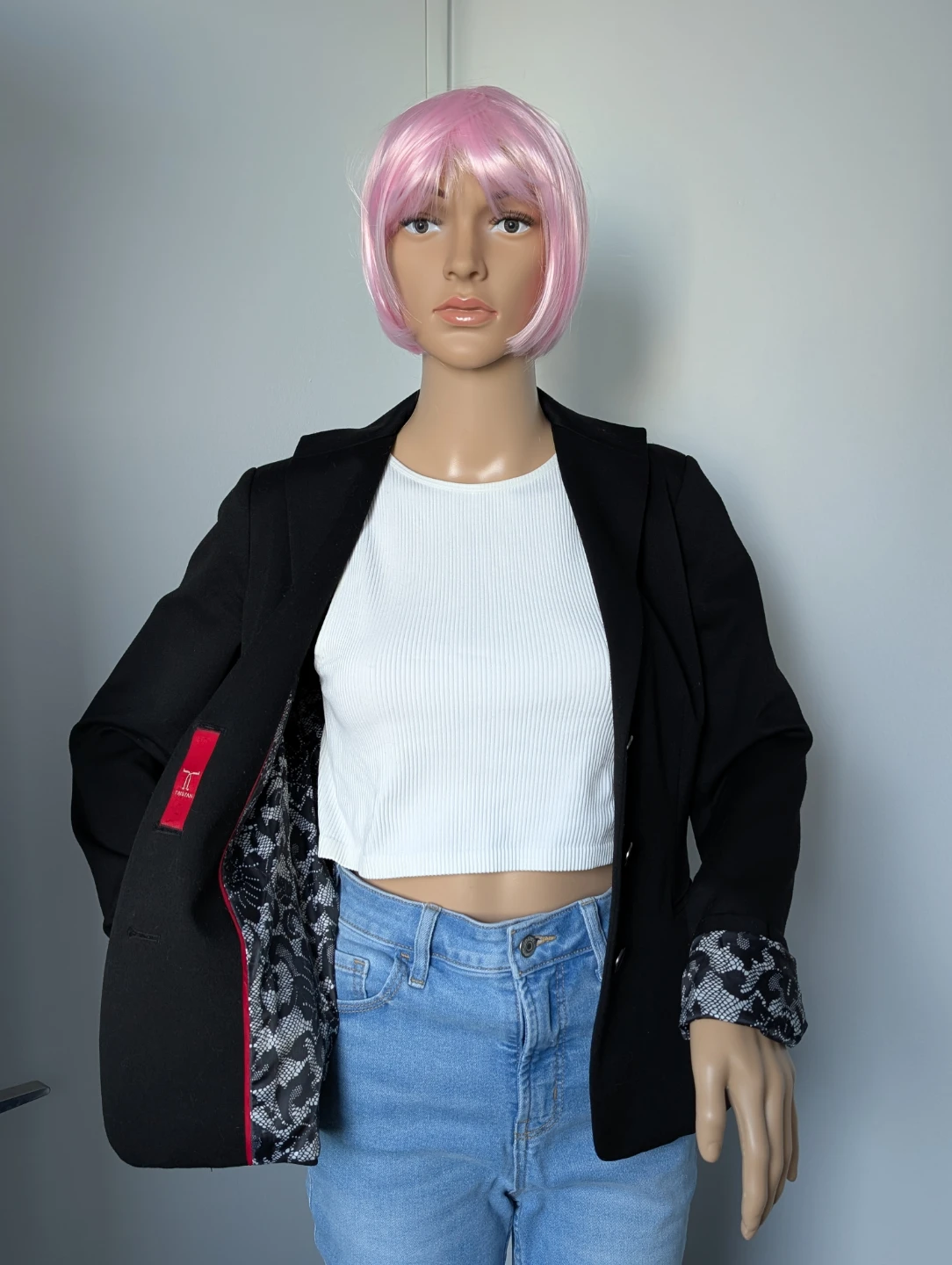 Tristan Black Blazer with Detailed Lining - photo 3