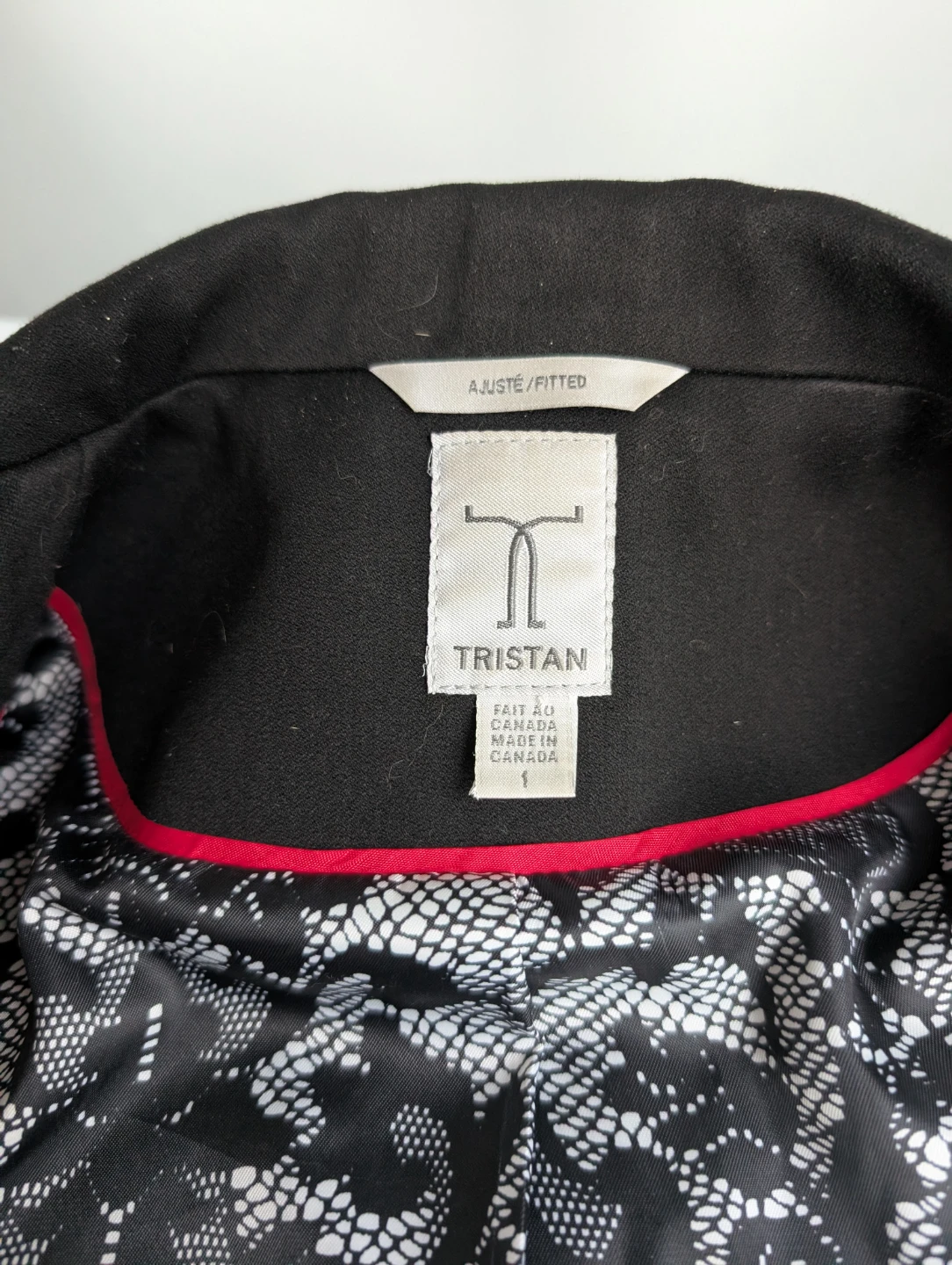 Tristan Black Blazer with Detailed Lining - photo 4