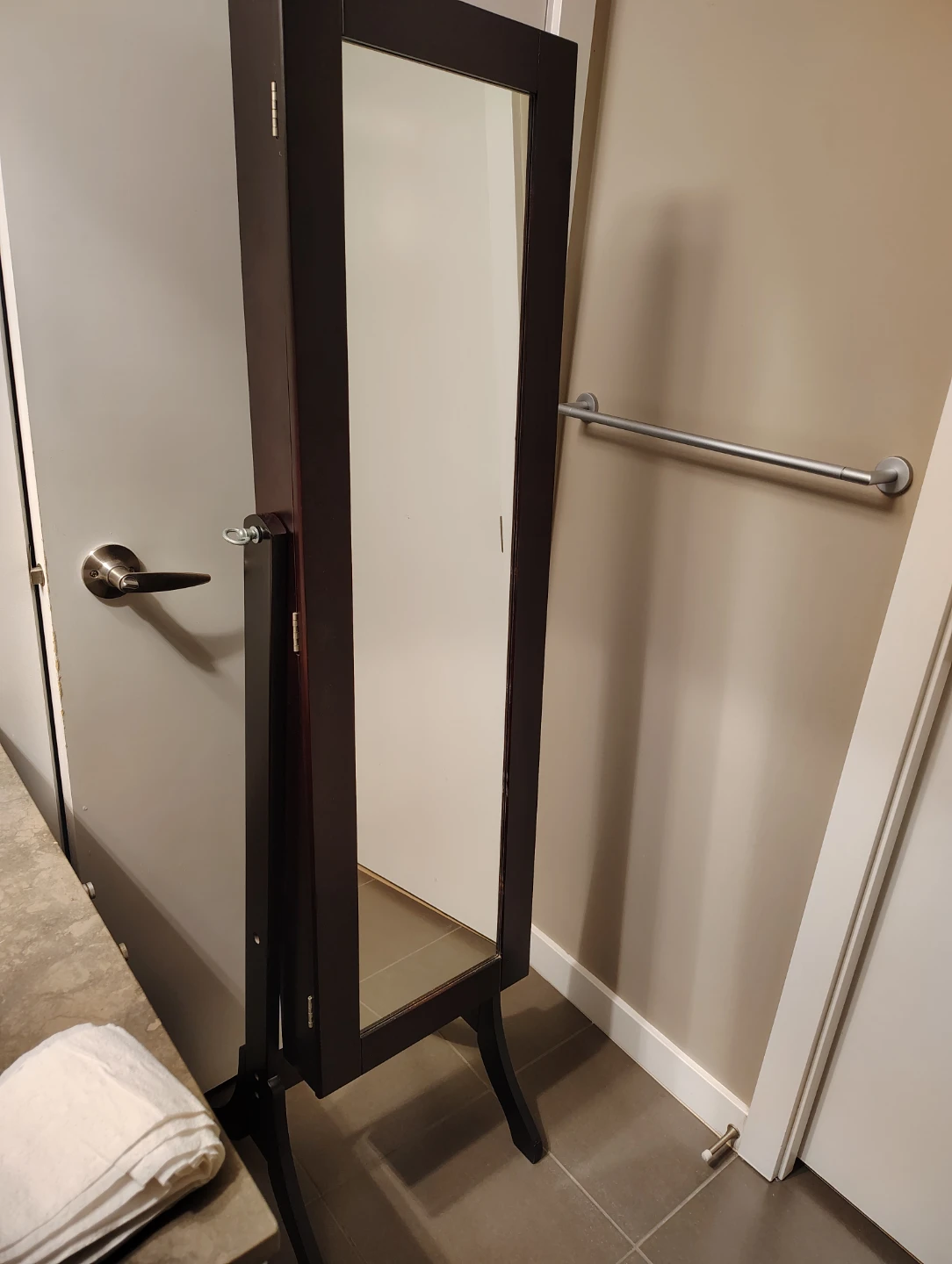 Jewellery Cabinet with Full Length Mirror