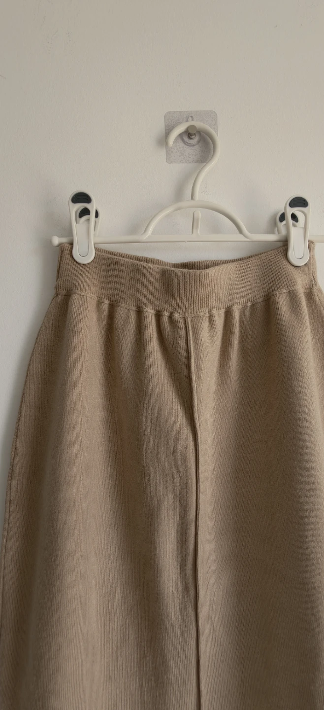 FRiFUL Knit Midi Skirt - Beige - Size S - photo 2