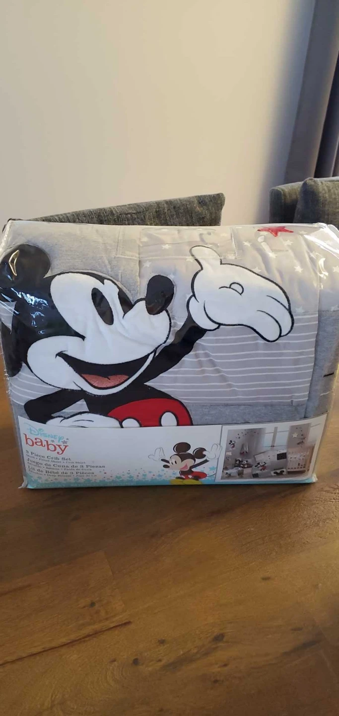 Disney Baby Mickey Mouse 3-Piece Crib Bedding Set - photo 2