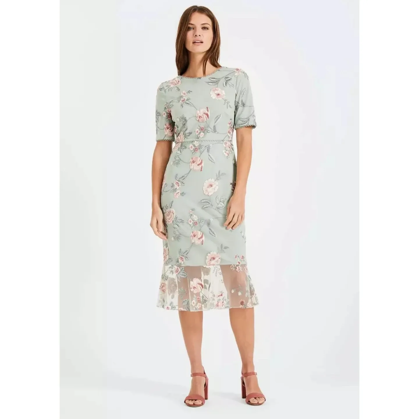 Phase Eight Alissa Embroidered Dress