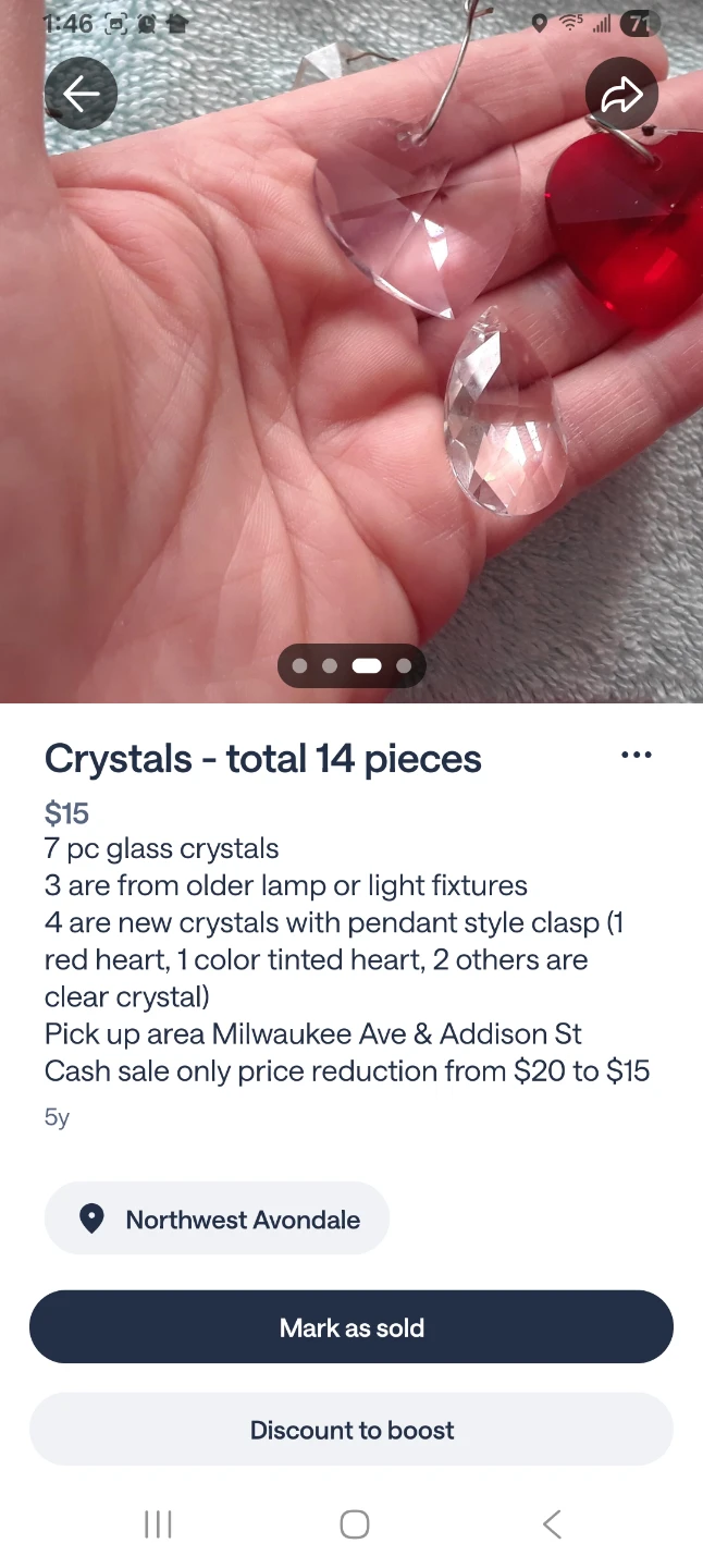 14 Piece Glass Crystal  Prisms - photo 3