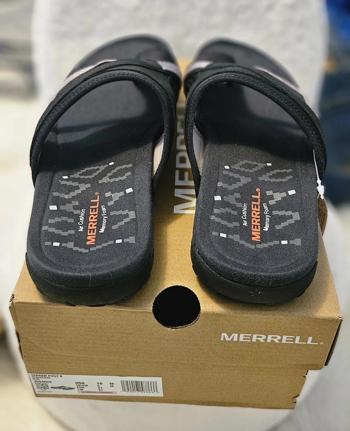 Merrell Terran Post II  Women's Sandals Size 10 Black/Lilac - photo 3