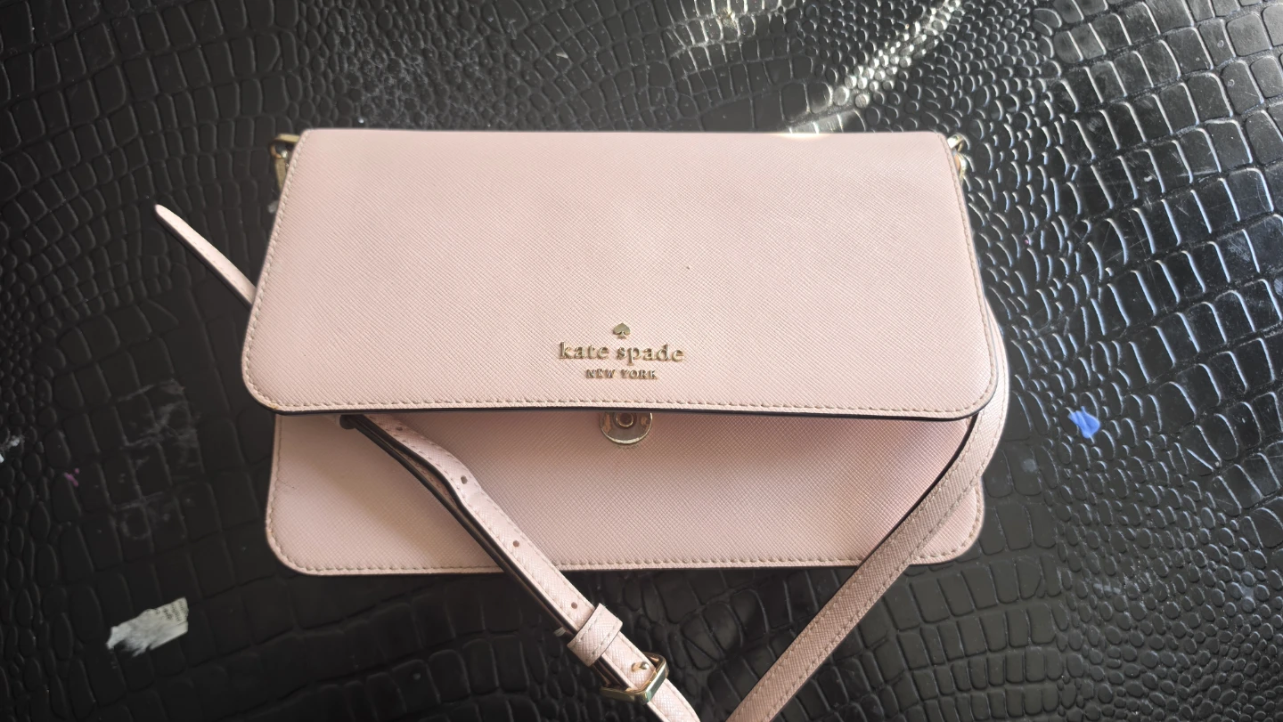 Kate Spade New York Pink Leather Crossbody Bag