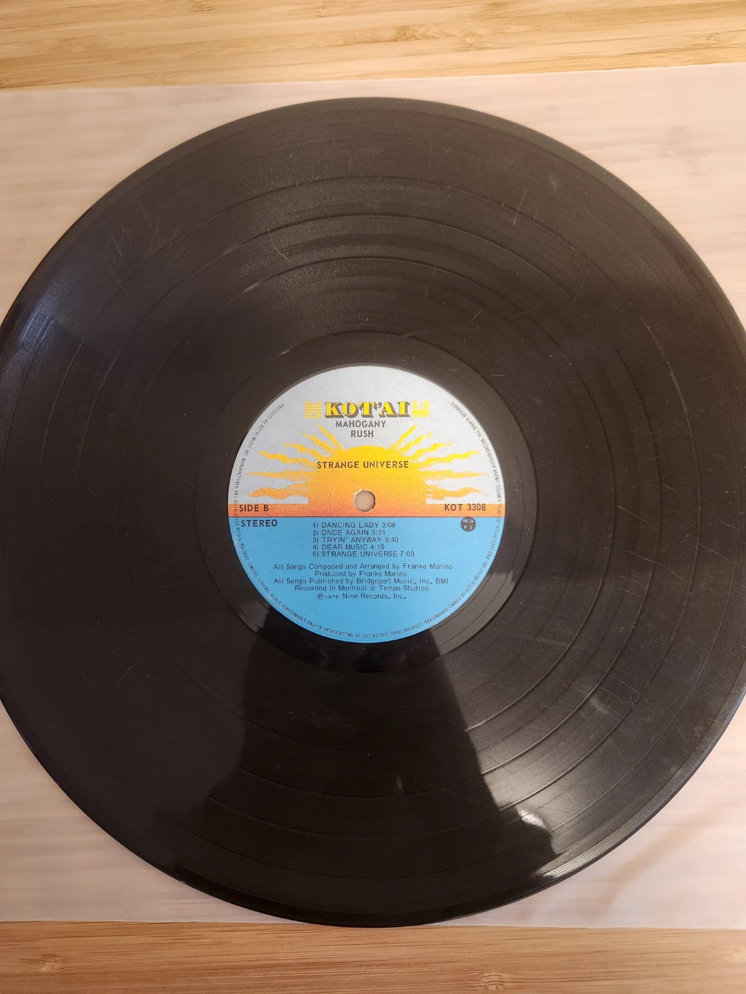 Mahogany Rush "Strange Universe" Vinyl Record - photo 2