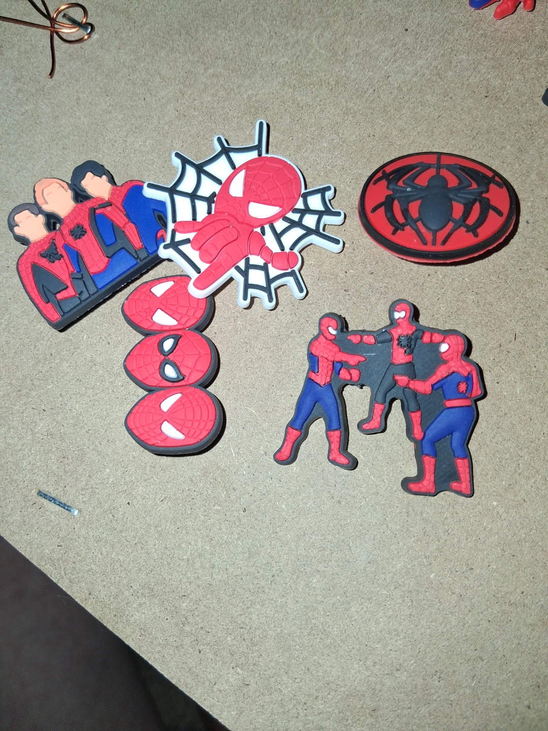 Spider-Man Croc Charms 5 piece set