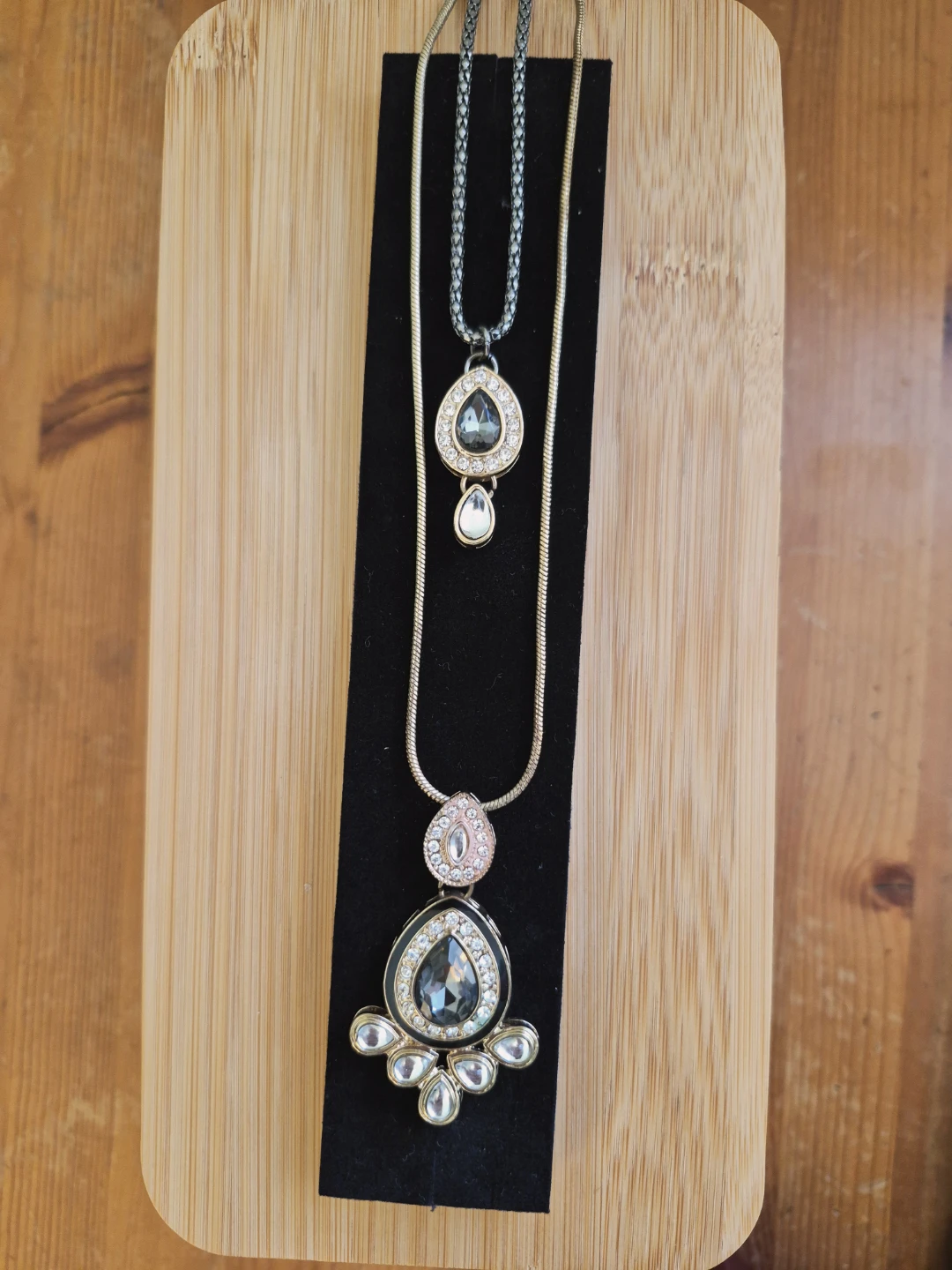Layered fashion necklace - photo 2