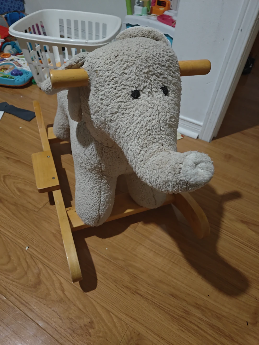 Elephant Plush Rocking Horse Toy