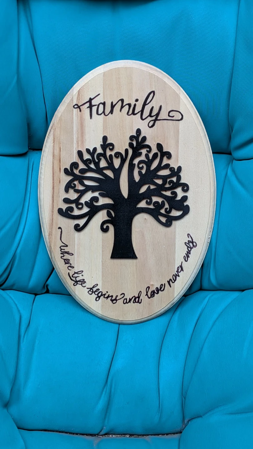 Wooden Family Tree Wall Plaque - photo 4