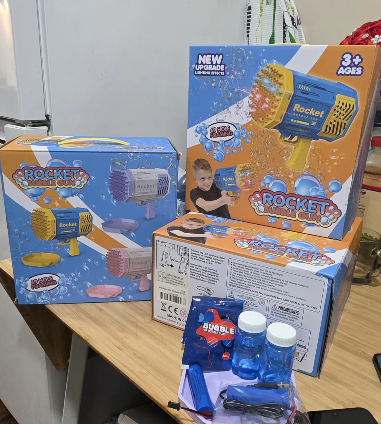 Rocket Bubble Gun - 69 Hole Foaming