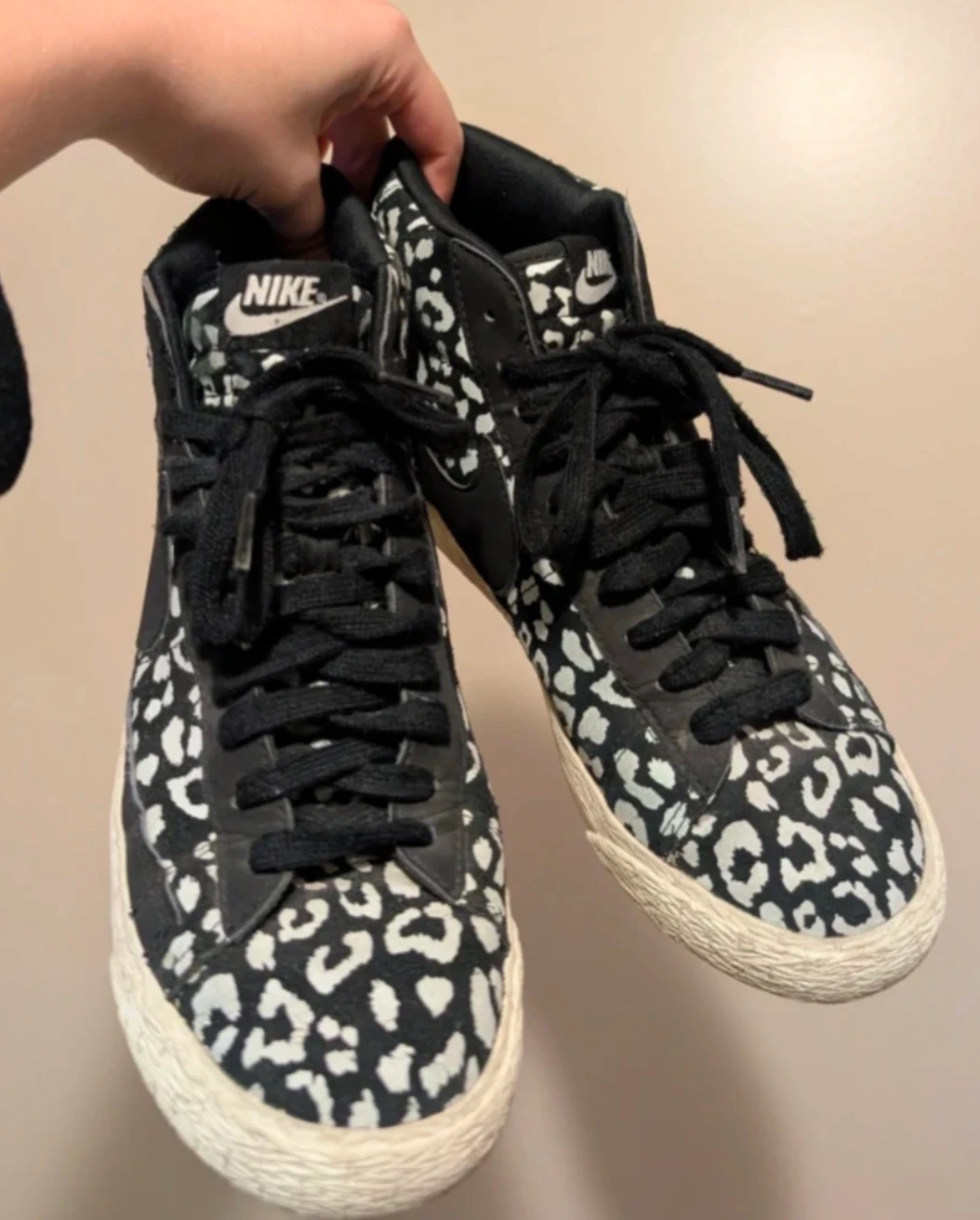 Nike Blazer Mid Leopard Print High Top Sneakers - photo 2