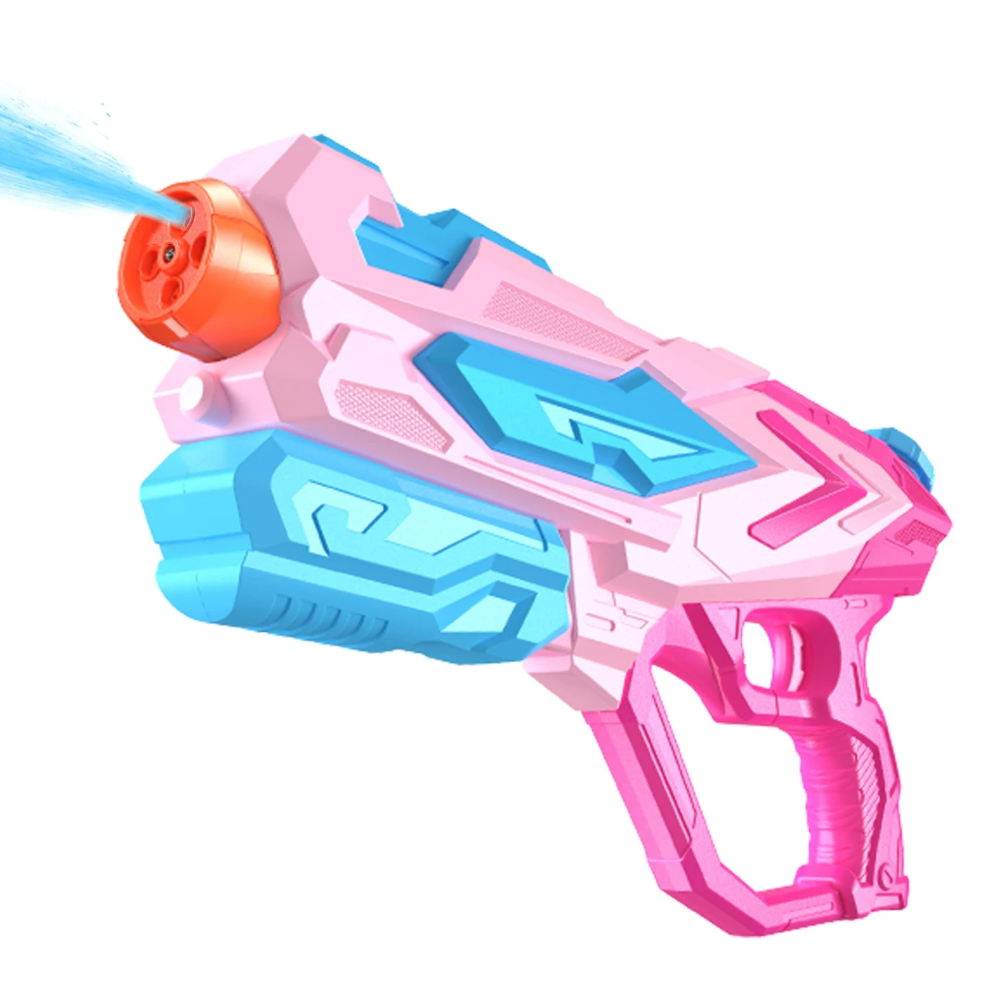 Pink and Blue Water Blaster Toy Gun - 42cm
