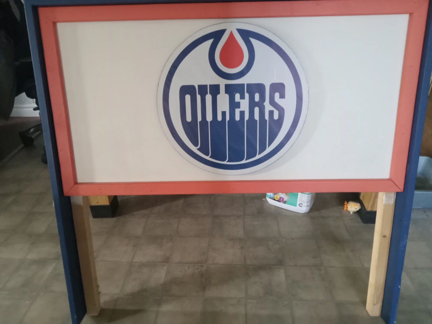 Edmonton Oilers headboard