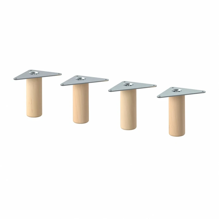 Ikea Eket Wooden Legs - Set of 4
