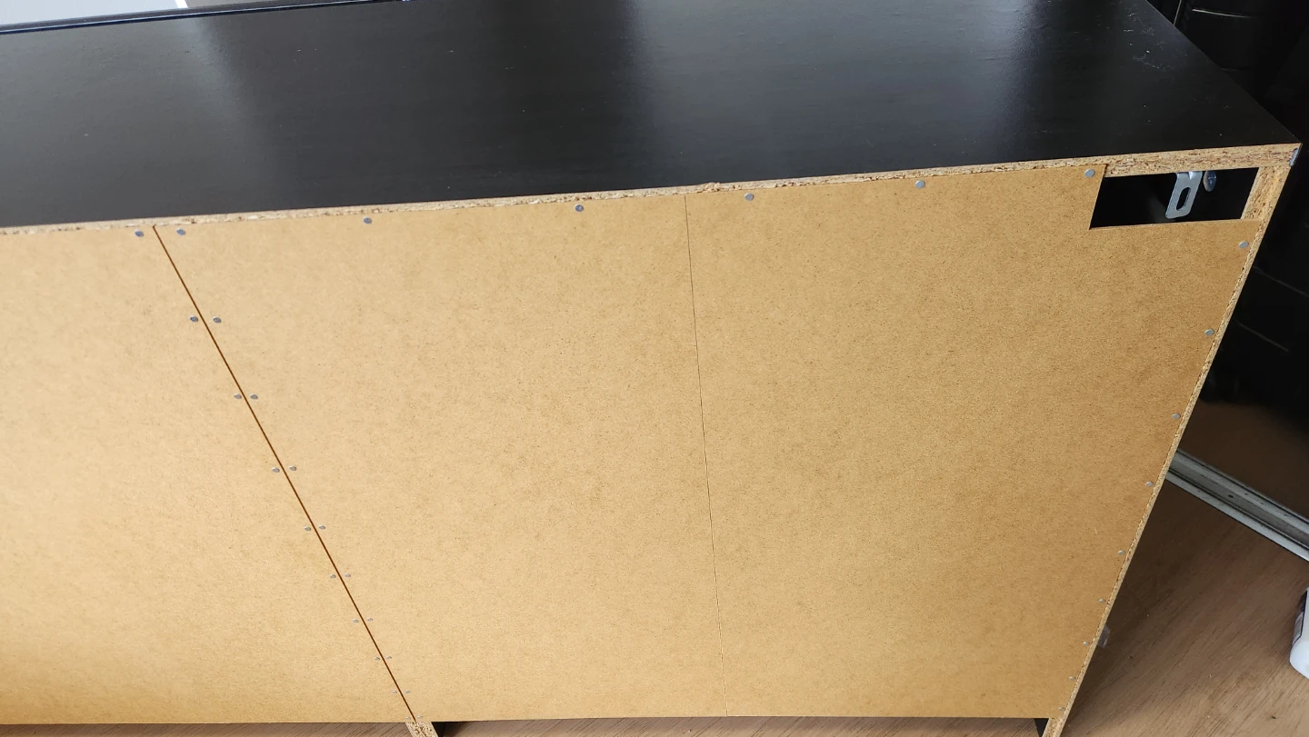 IKEA MALM / STORKLINTA 6-Drawer Dresser - Black-Brown - photo 5