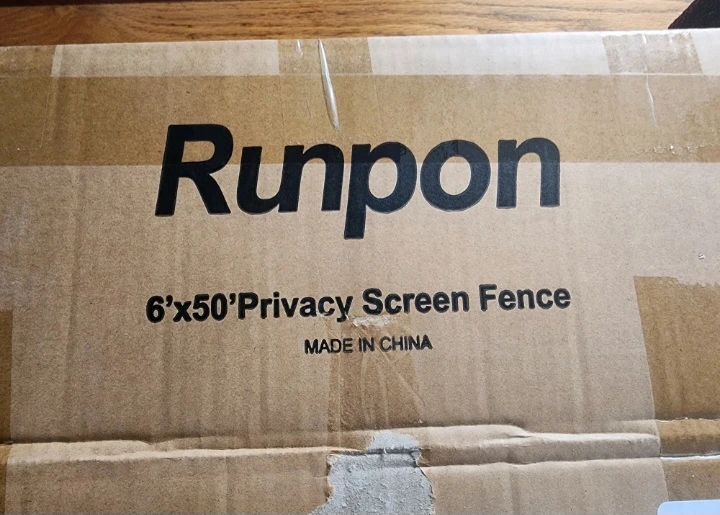 Runpon 6'x50' Privacy Screen Fence