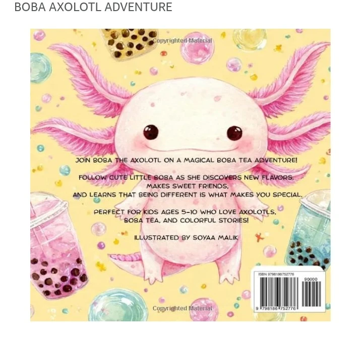 Boba Axolotl Adventure Book - photo 2