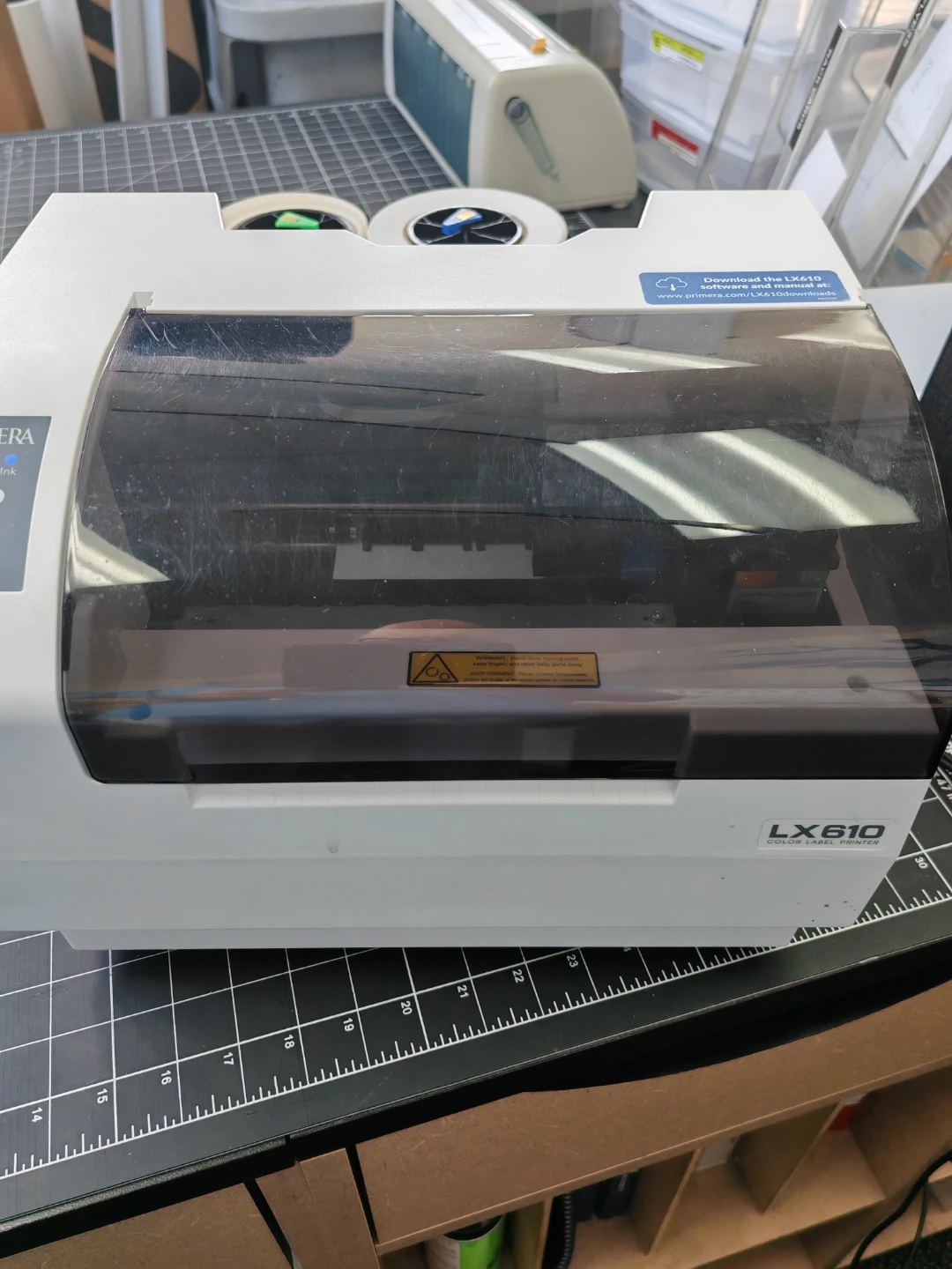 Primera LX610 Label Printer W Ink Paper Rolls