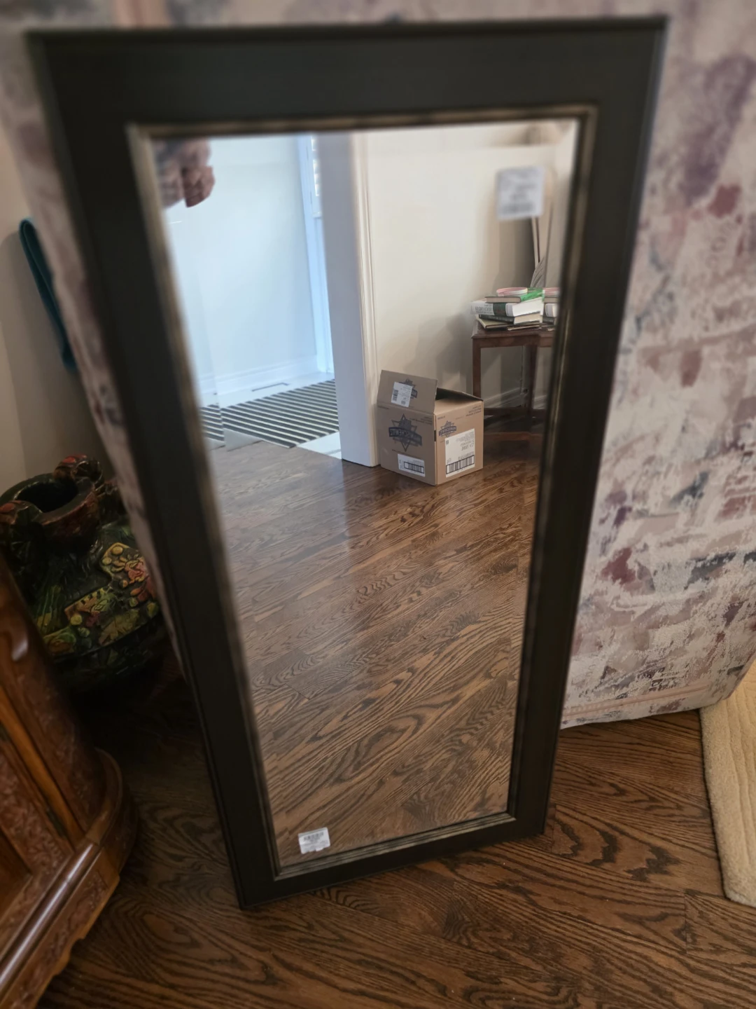 Tall Framed Mirror