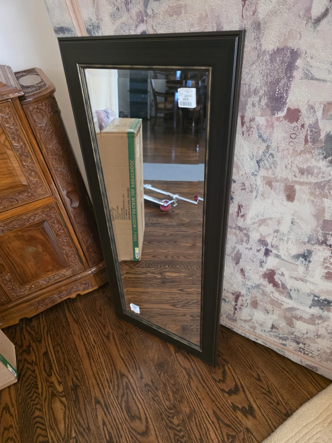 Tall Framed Mirror - photo 2