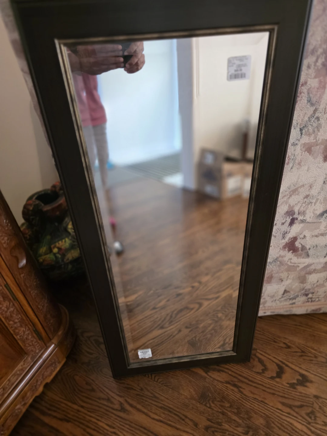 Tall Framed Mirror - photo 4