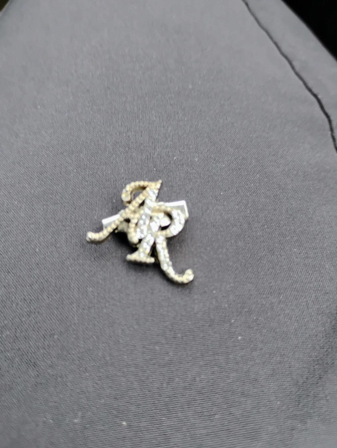 AR Brooch with Rhinestones - photo 2