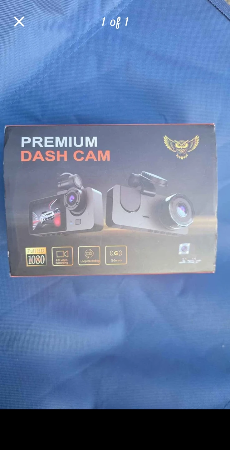 Premium Dash Cam with Full HD 1080p Recording