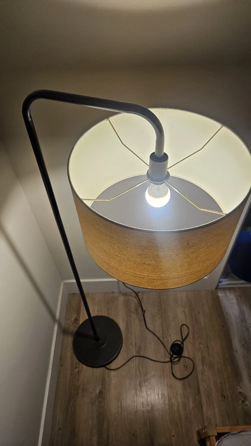 Modern Floor Lamp with Drum Shade - photo 2
