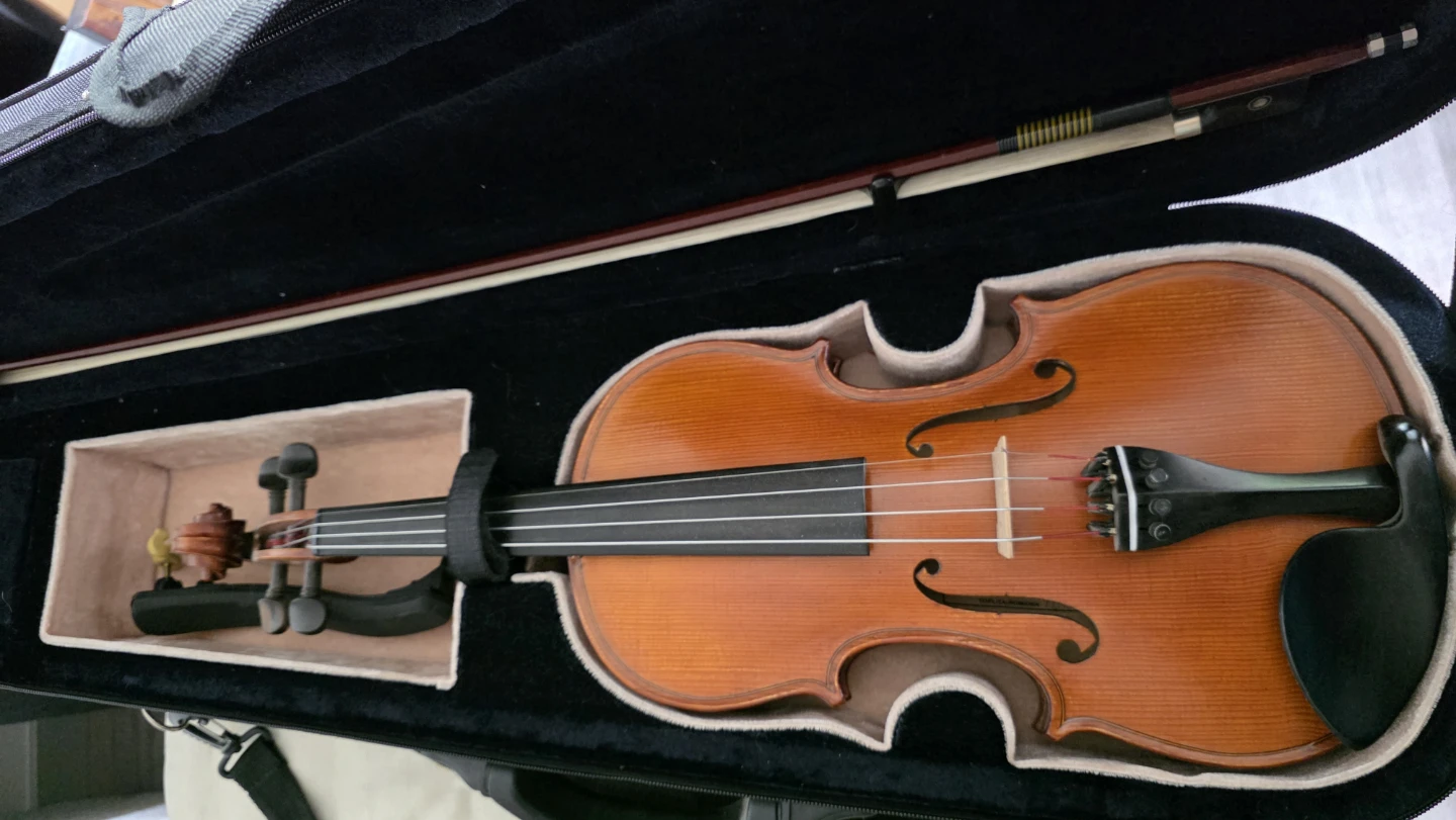 Acoustic Violin with Bow - photo 2