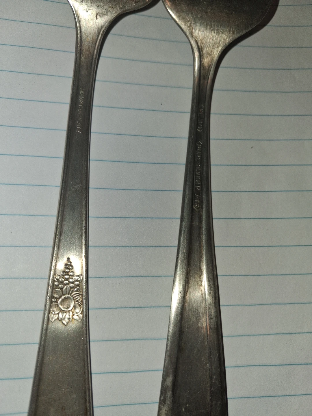Set of 2 Silver Plated Forks - photo 4