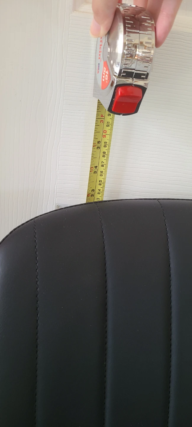 Black Adjustable Bar Stool - photo 2