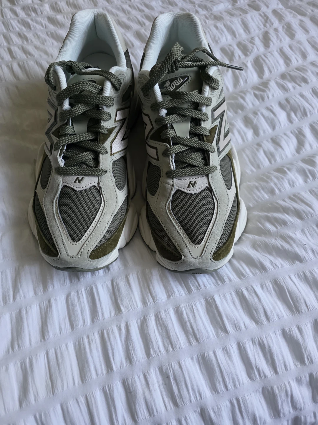 New Balance 9060 Olive Grey Sneakers - photo 2