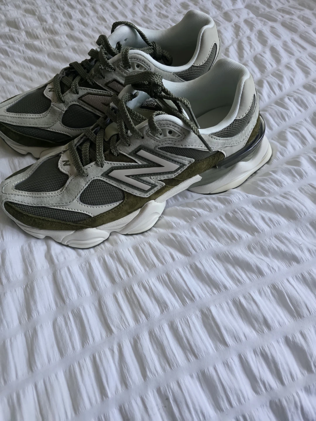 New Balance 9060 Olive Grey Sneakers - photo 3