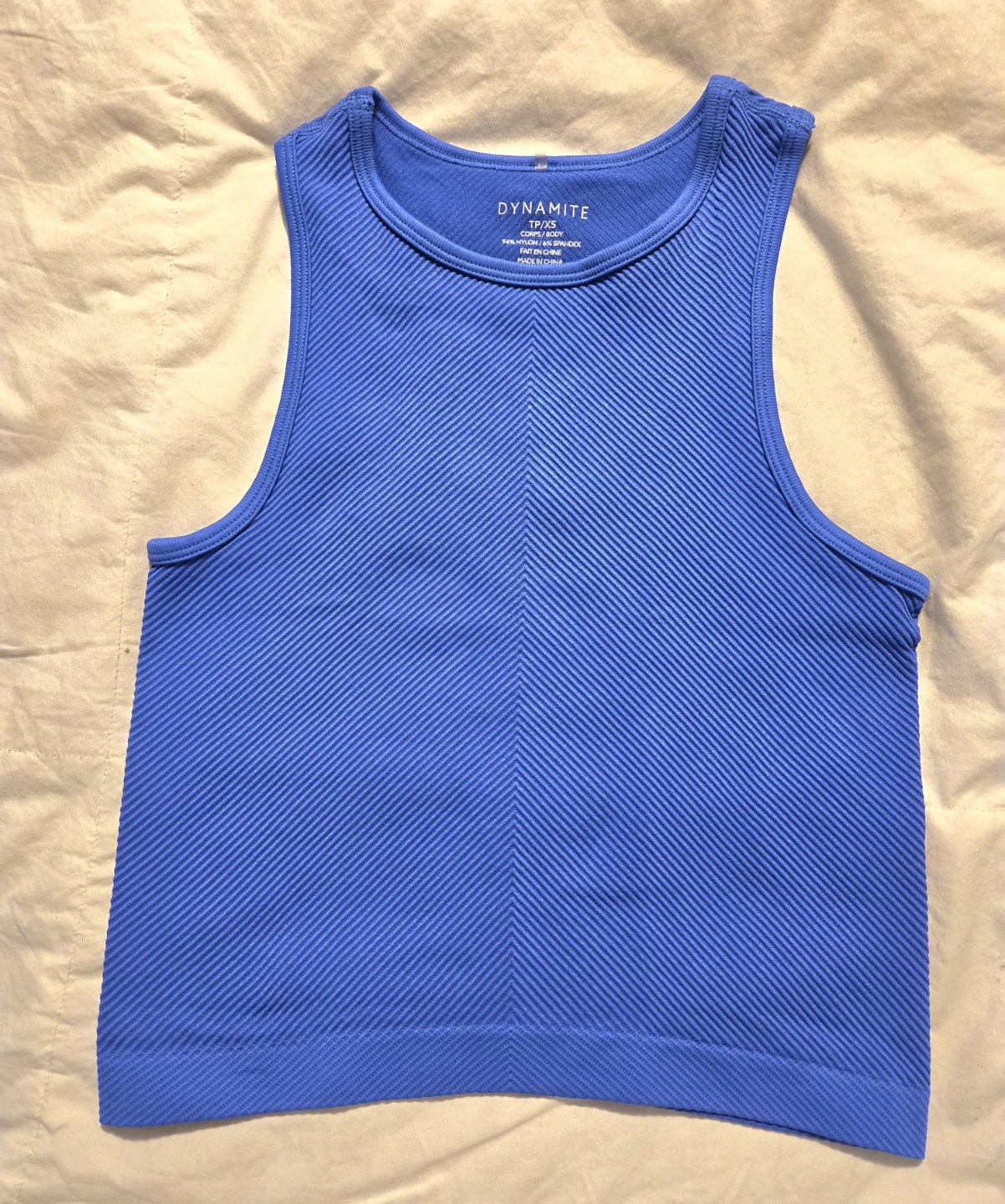 2 Dynamite Crop Top's both for 4.00