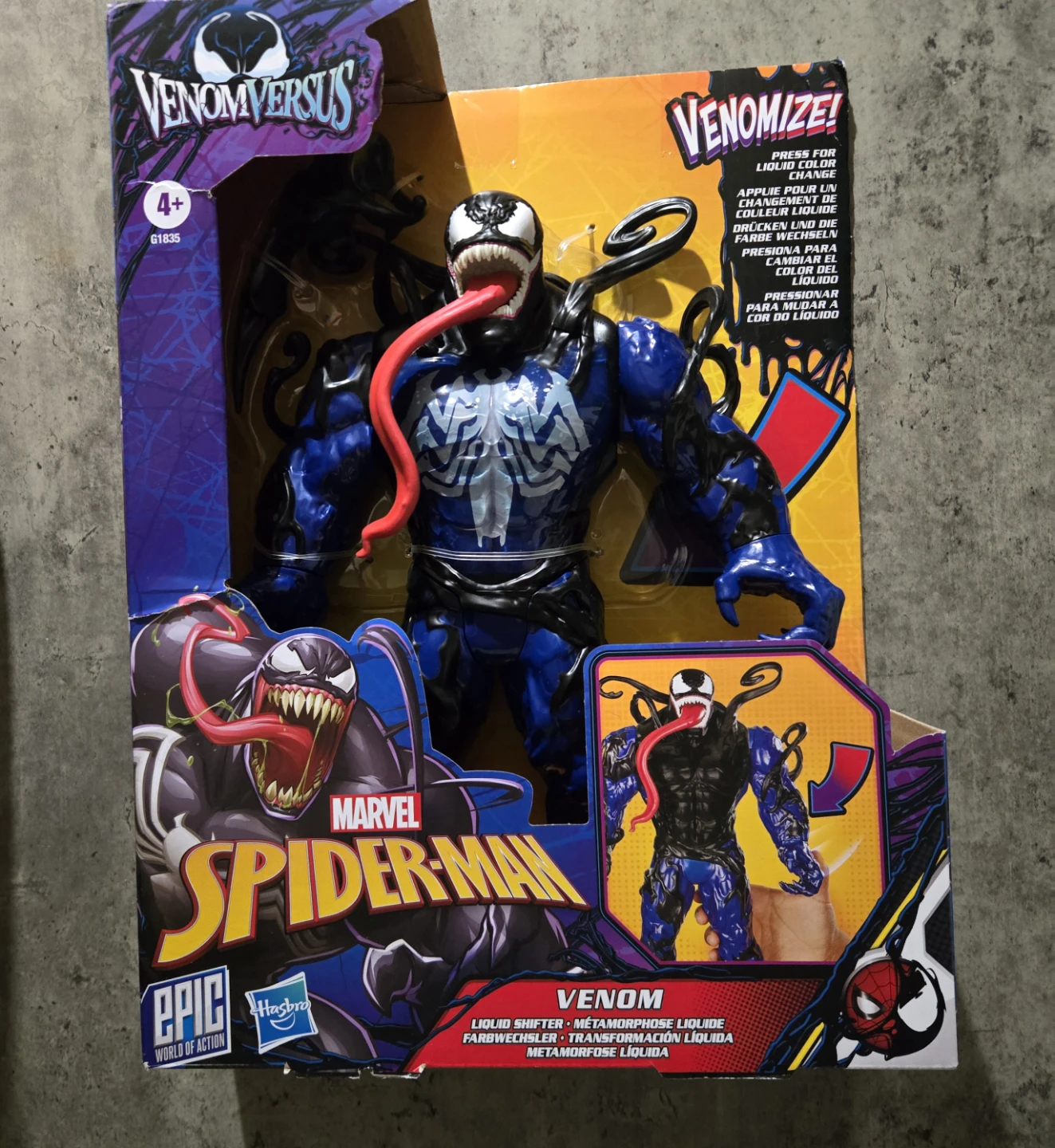 Marvel Spider-Man Venom Liquid Shifter Action Figure