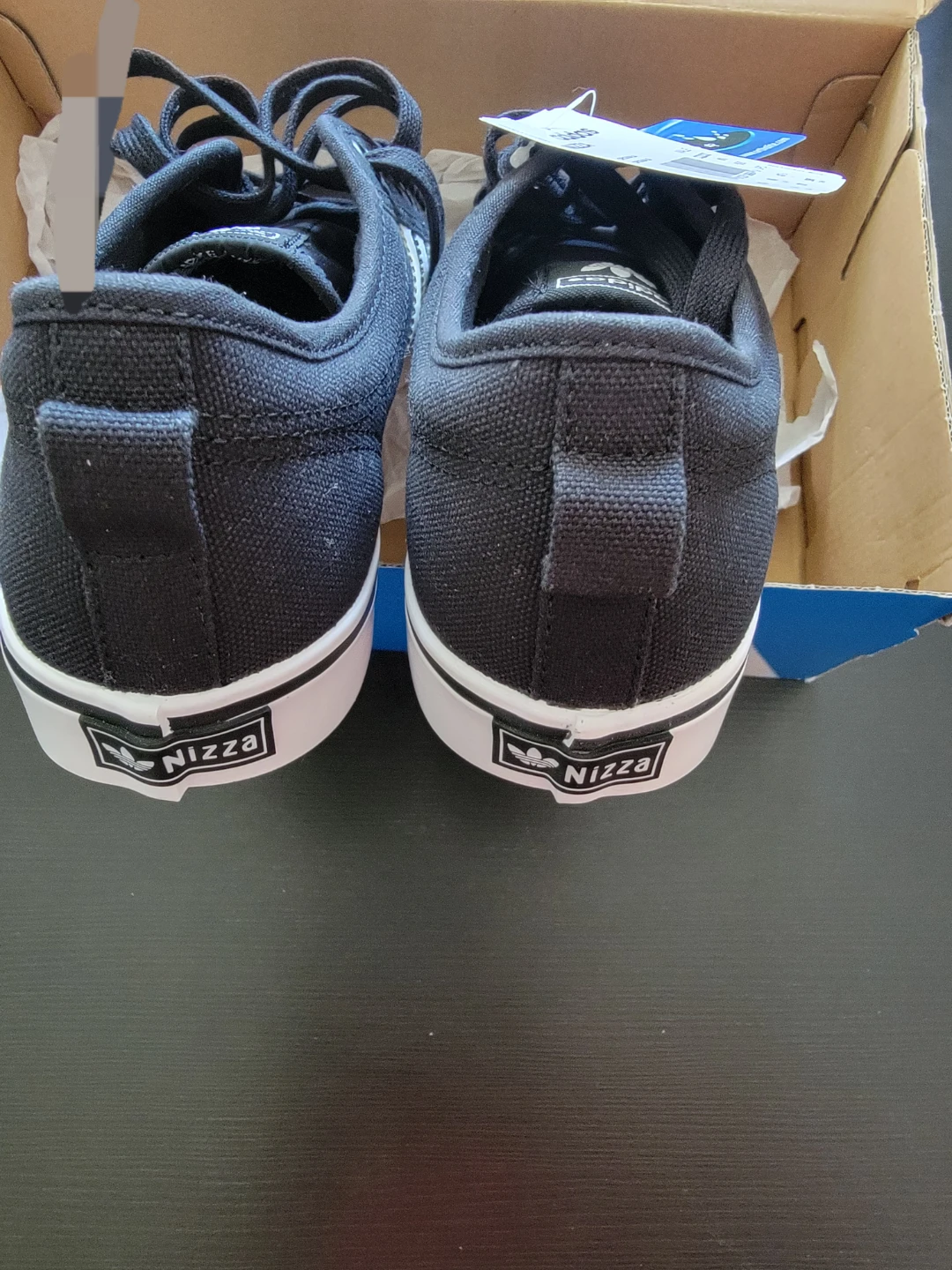 Adidas Nizza shoe - Charcoal/White - Size 9 US - photo 2