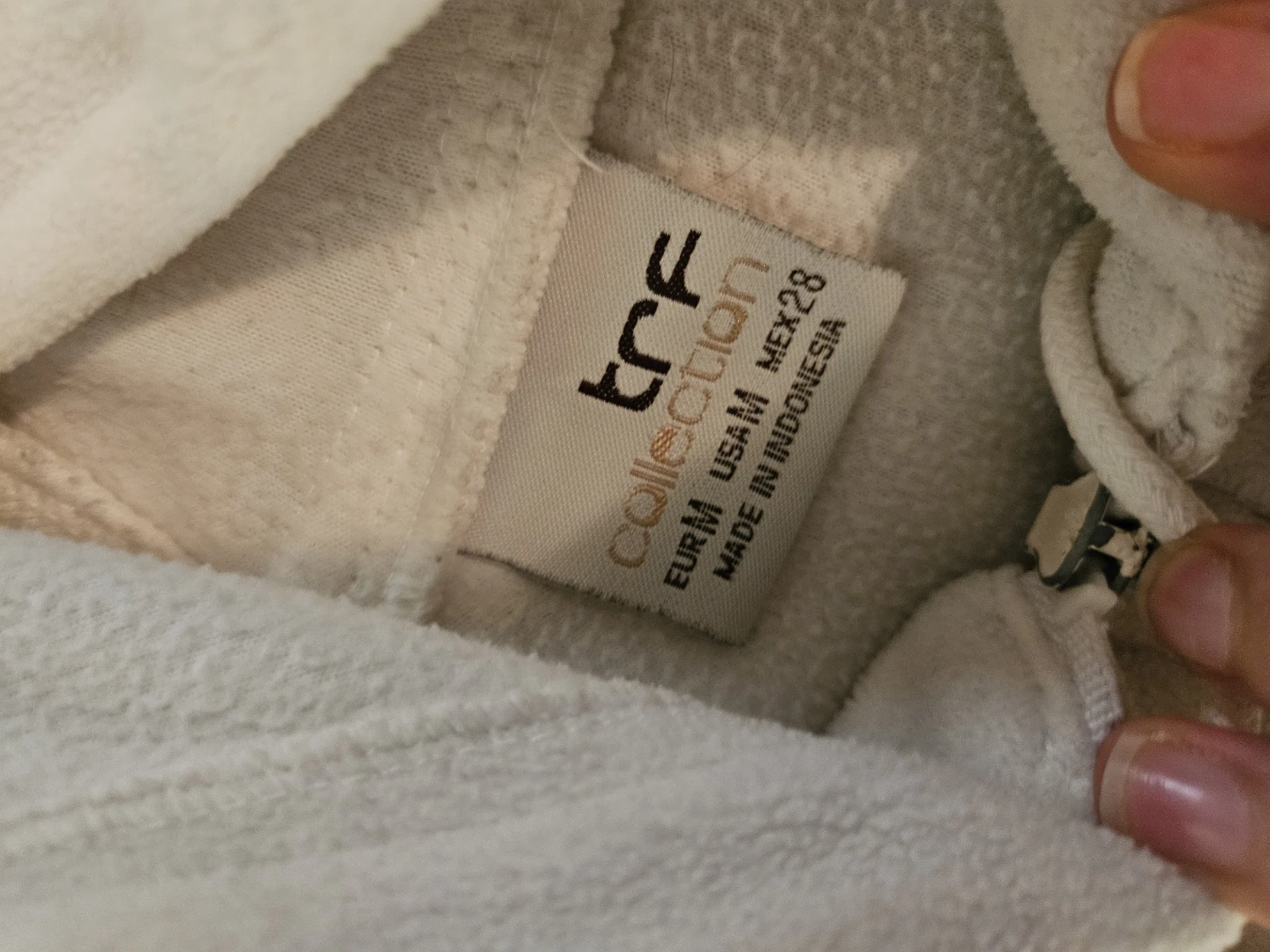 TRF Collection Fleece Zip-Up Hoodie - photo 3