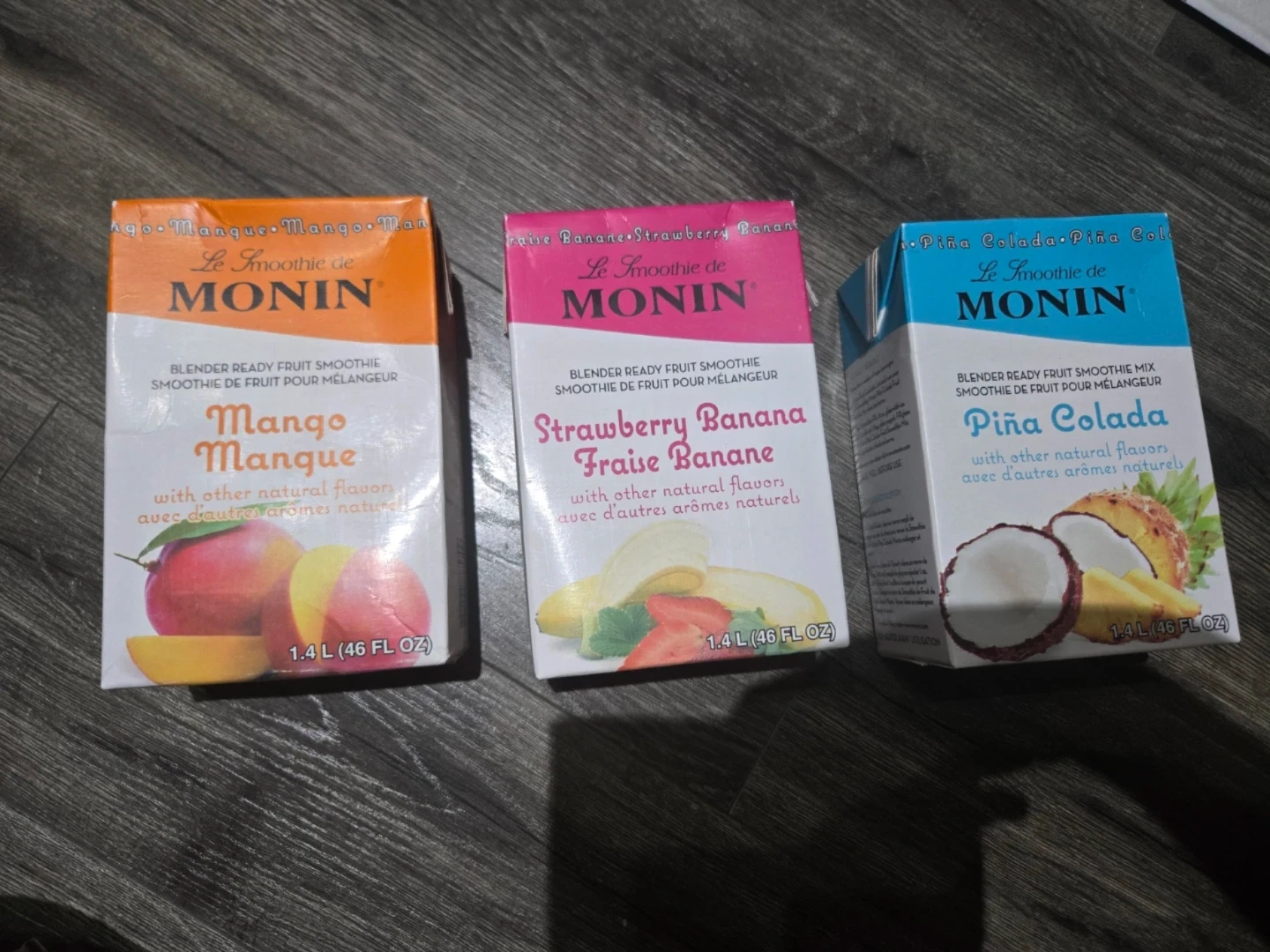 Monin  Blender Ready Fruit Smoothie mix Assorted Flavours 1.4L