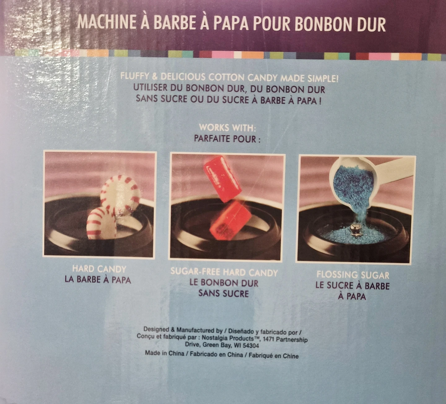 🍬 Brand New Nostalgia Hard Candy Cotton Candy Maker - photo 2
