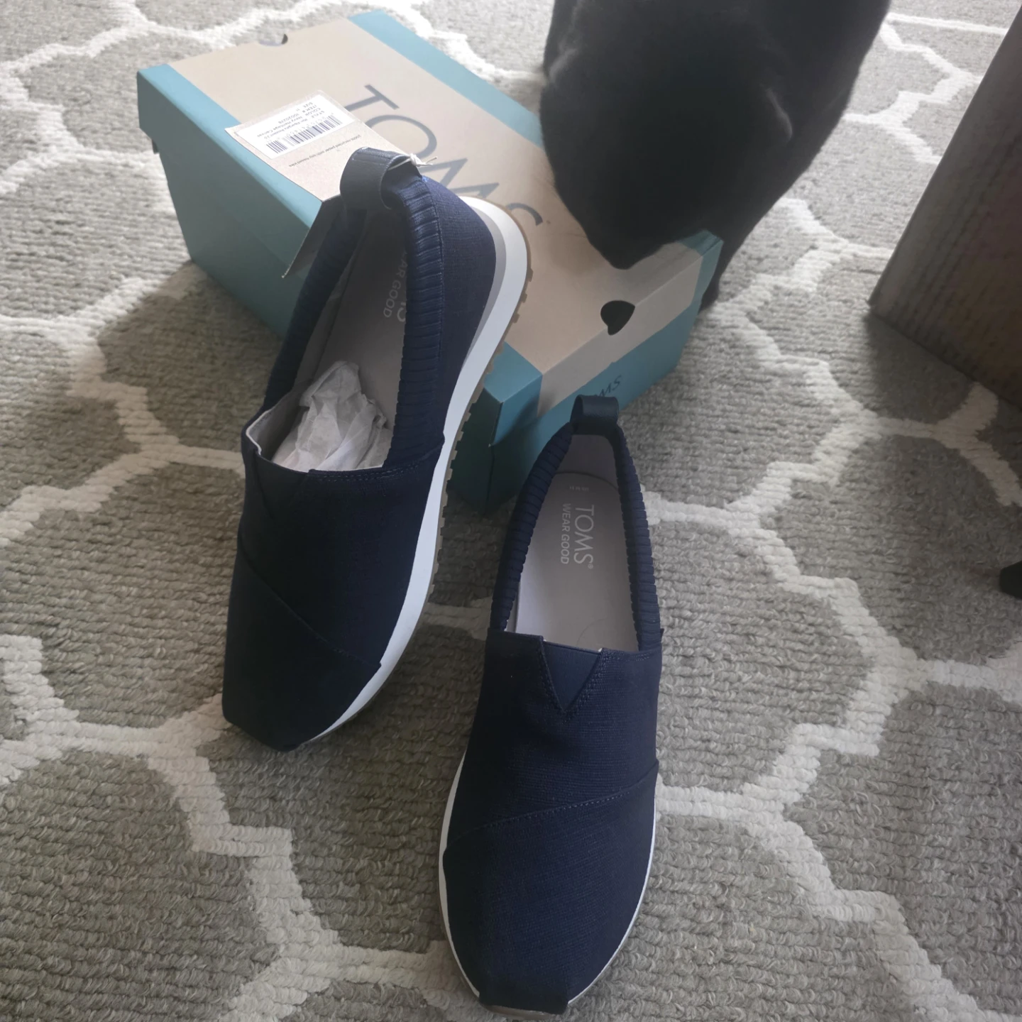 TOMS Women's Navy Slip-On Shoes - photo 2