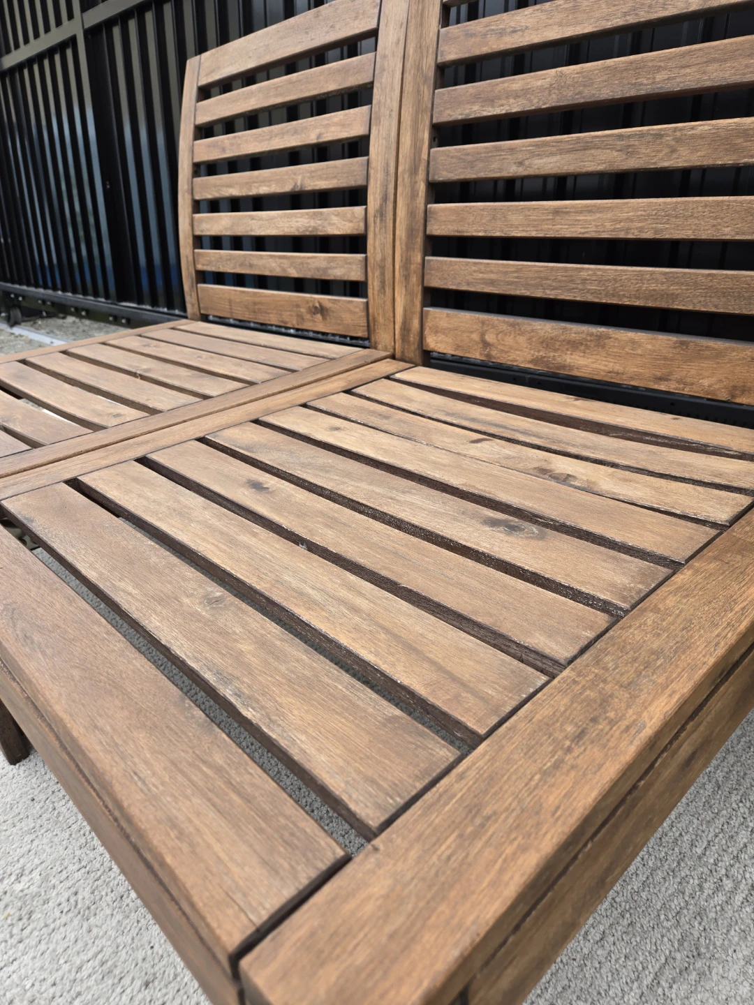 Newly refinished 2 ikea applaro lounge chairs w cushions - photo 2