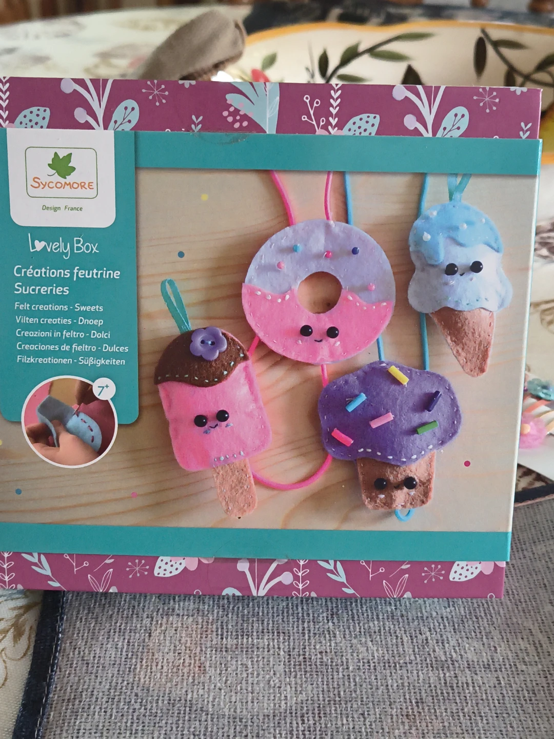 Sycomore Lovely Box Felt Creations - Sweets Craft Kit