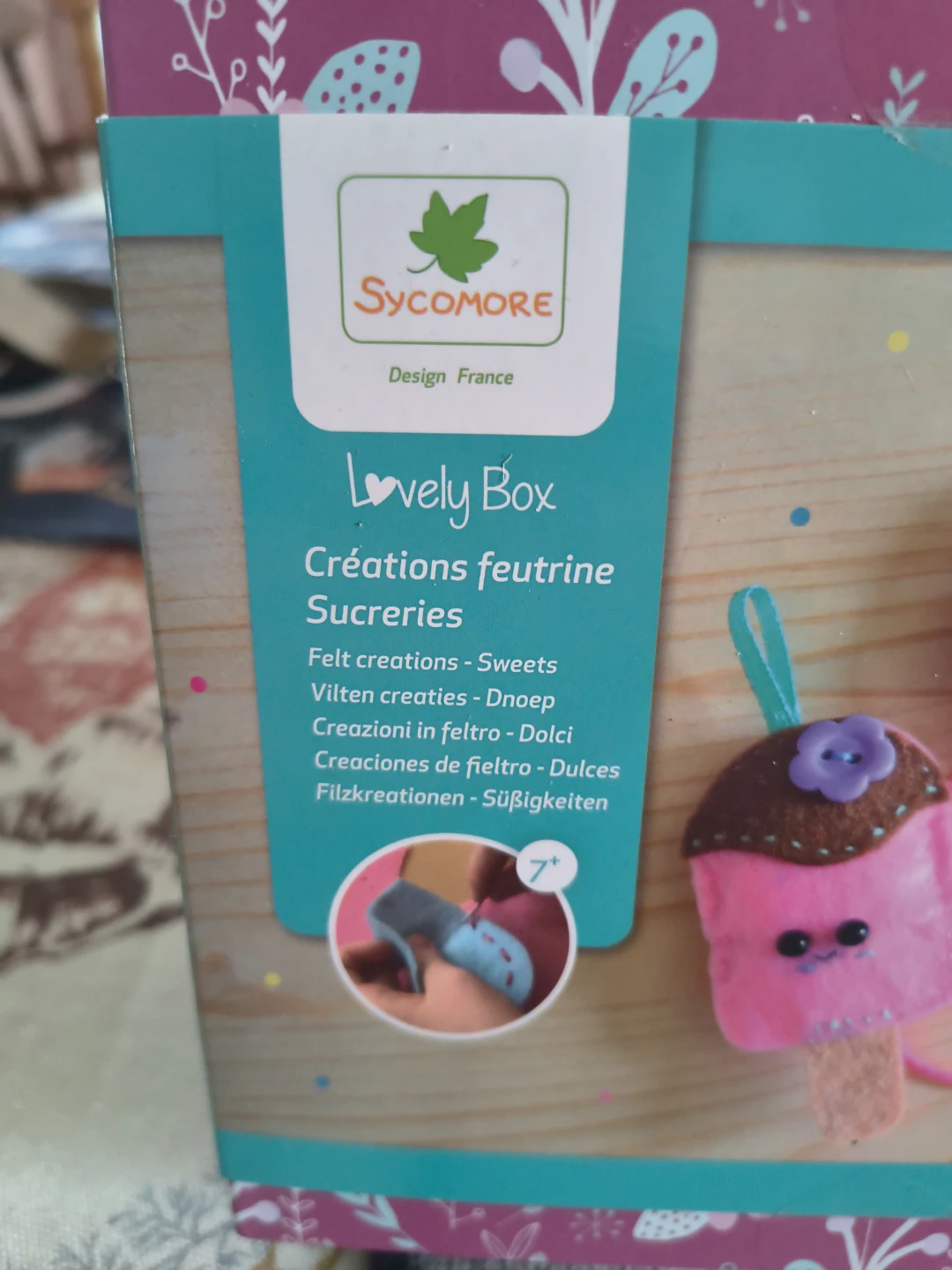 Sycomore Lovely Box Felt Creations - Sweets Craft Kit - photo 2