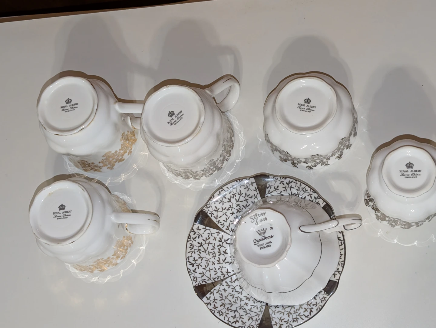 Vintage Bone China Anniversary Tea Set (7 pieces) - photo 2