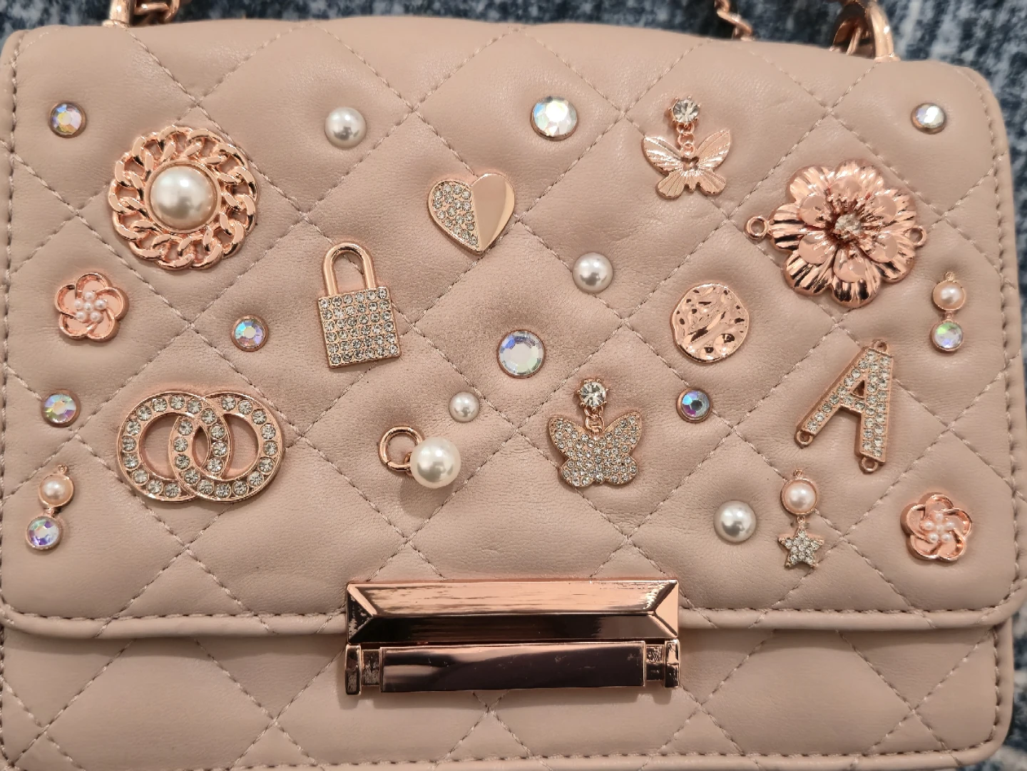 Aldo Quilted Bag with Charms - photo 3